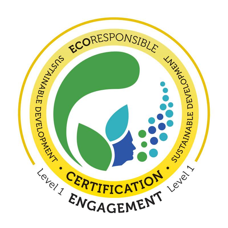 Logo ECORESPONSIBLE certification level1