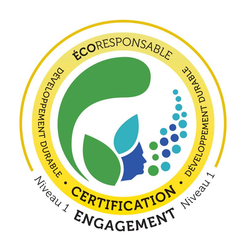 Logo Certification ÉCORESPONSABLE NIVEAU 1