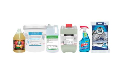 Produits nettoyants et chimiques