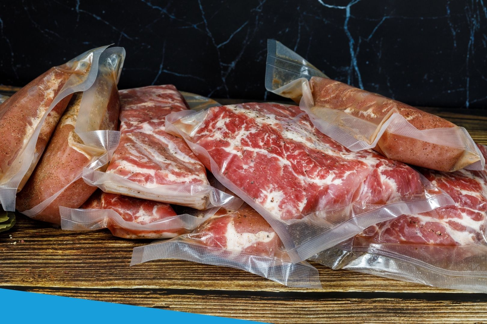 viandes emballés sous-vide